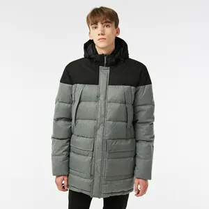 Мужская утеплённая куртка Lacoste, серый, арт. BH2310R