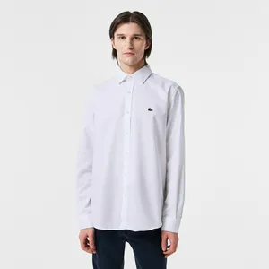 Мужская рубашка Lacoste Slim Fit, белый, арт. CH0339