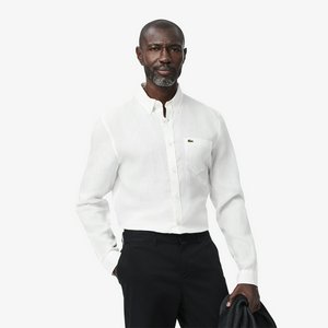 Мужская льняная рубашка Lacoste Regular Fit