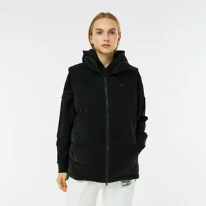 Женский жилет Lacoste с капюшоном, черный, арт. BF2405