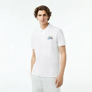 Мужское поло Lacoste Slim Fit L.12.12, белый, арт. PH2052