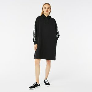 Хлопковое платье Lacoste Loose Fit, черный, арт. ef2413