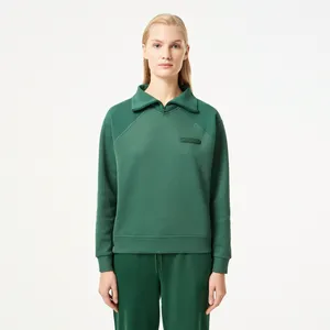 Женская толстовка Lacoste Regular Fit на молнии, зеленый, арт. SF2404