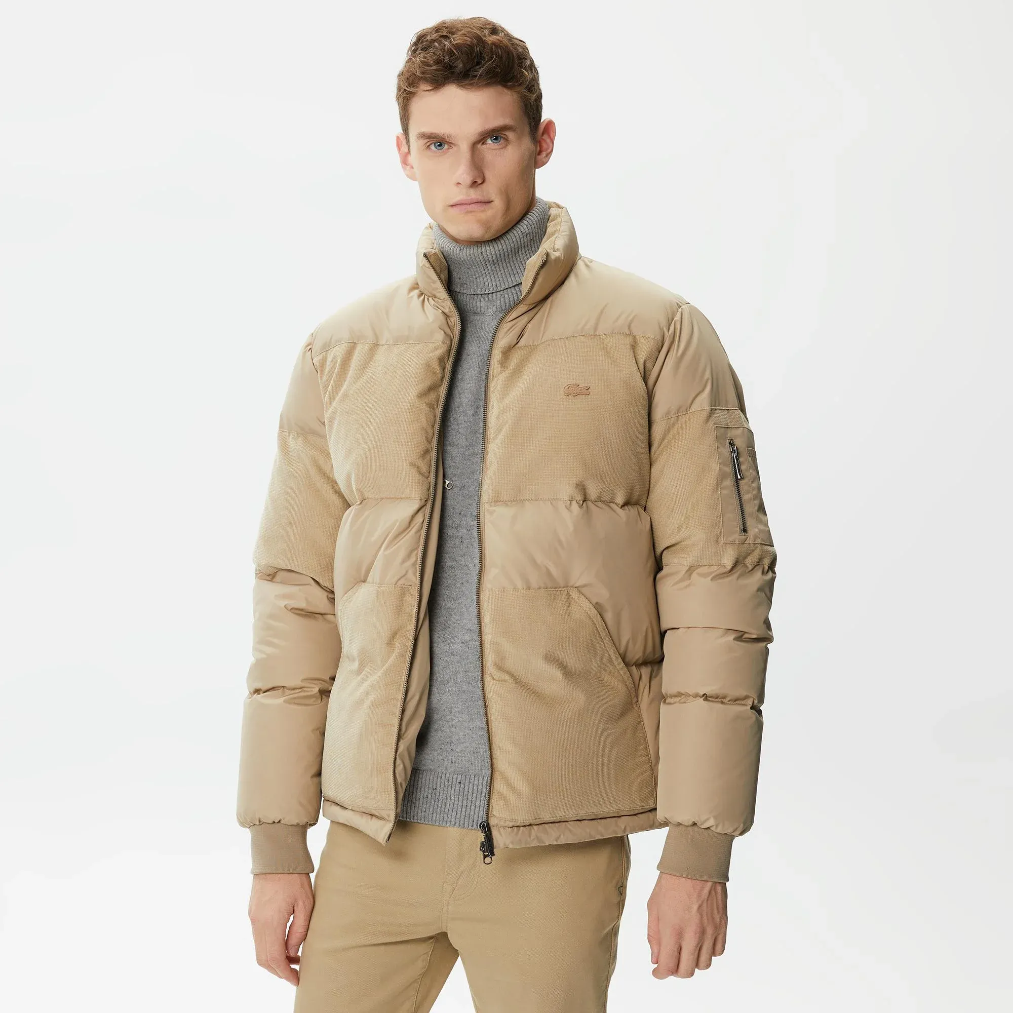 Мужская куртка Lacoste, бежевый, арт. bh2418