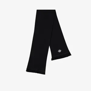 Женский шерстяной шарф Lacoste, черный, арт. RE2411