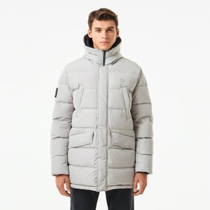 Мужская удлинённая куртка Lacoste с капюшоном