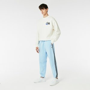 Спортивные брюки-джоггеры Lacoste в полоску