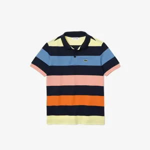 Детское поло Lacoste Regular Fit из хлопка Pique, синий, арт. PJ7541