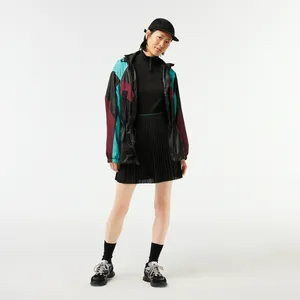 Женская плиссированная юбка с эластичным поясом, черный, арт. JF2701