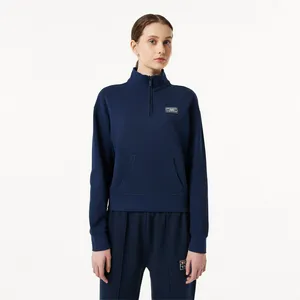 Женская толстовка Lacoste из органического хлопка, синий, арт. SF2702