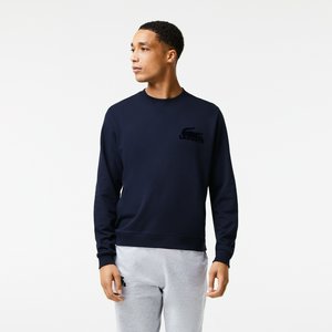 Мужская домашняя толстовка Lacoste из хлопкового флиса
