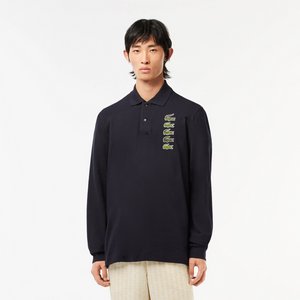 Мужское поло Lacoste L.12.12 с длинным рукавом
