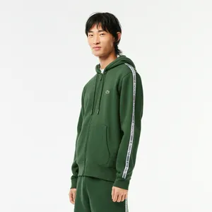 Мужская толстовка Lacoste Classic Fit с флисом, зеленый, арт. SH5065