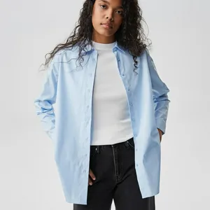 Женская рубашка Lacoste Regular Fit, голубой, арт. CF0312