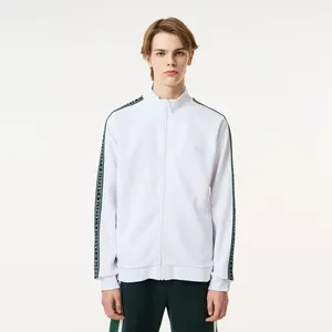 Мужская толстовка Lacoste на молнии, белый, арт. SH0312