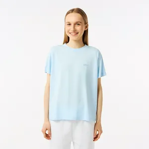 Женская футболка Lacoste SPORT из органического хлопка, голубой, арт. TF0404