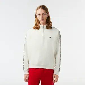 Мужская толстовка Lacoste из хлопка, белый, арт. SH2103