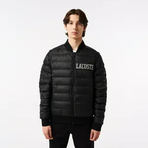 Мужская стёганая куртка Lacoste, черный, арт. BH0405