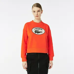 Женская толстовка Lacoste из смеси хлопка, красный, арт. SF2407