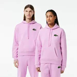 Толстовка Lacoste Unisex из хлопка, розовый, арт. SH6404