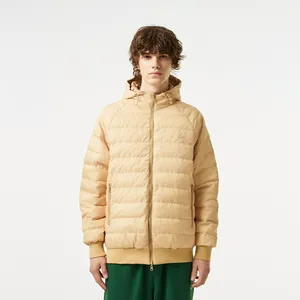 Мужская стёганая куртка Lacoste, бежевый, арт. BH0411