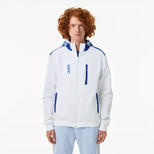 Мужская ветровка Lacoste print, белый, арт. BH0403
