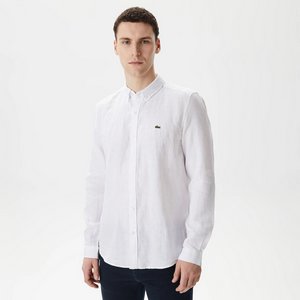 Мужская льняная рубашка Lacoste