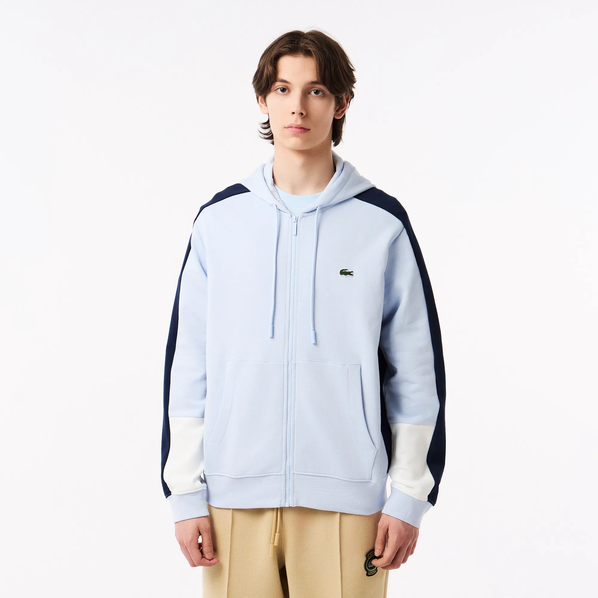 Мужская толстовка Lacoste Colorblock, разноцветный, арт. sh1301t