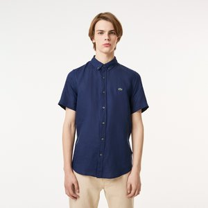 Мужская льняная рубашка Lacoste
