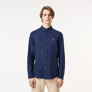 Мужская льняная рубашка Lacoste