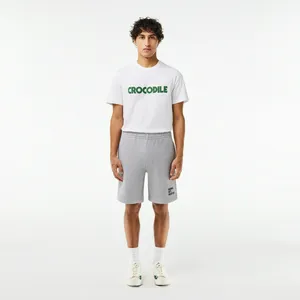 Мужские хлопковые шорты Lacoste, серый, арт. GH8019