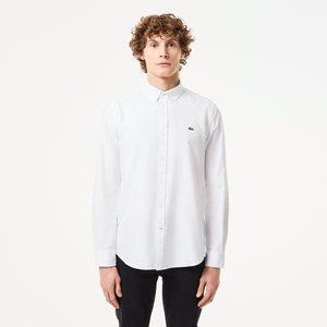 Мужская хлопковая рубашка Lacoste Slim Fit