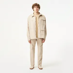 Мужские брюки-карго Lacoste, бежевый, арт. HH2501