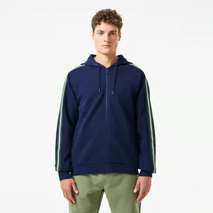 Мужская толстовка Lacoste с капюшоном на молнии, синий, арт. SH2509R