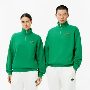 Толстовка Lacoste Unisex с молнией и высоким воротом, зеленый, арт. SH2748