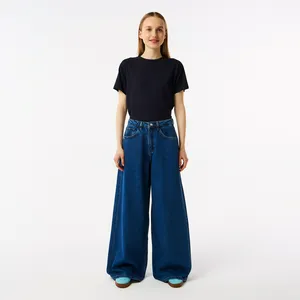 Женские прямые джинсы Lacoste, голубой, арт. HF0450