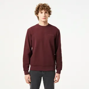 Мужской хлопковый свитшот Lacoste, бордовый, арт. SH2858