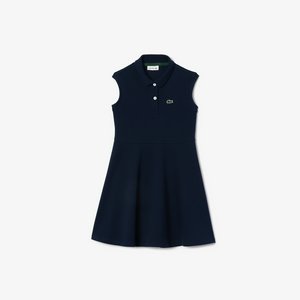 Детское платье-поло Lacoste Pleated