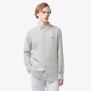 Мужская льняная рубашка Lacoste