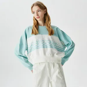 Женская толстовка Lacoste CROP Fit, зеленый, арт. SF0316