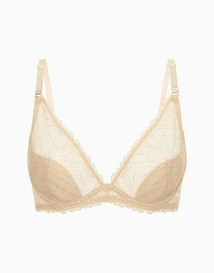 Бюстгальтер с мягкими чашками и спонжевой поддержкой на стане Casablanca, бежевый, арт. 14314