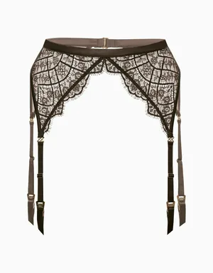 Пояс для чулок, изумрудный, арт. 14323