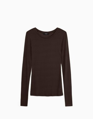 Лонгслив TD607, шоколадный, арт. 14333