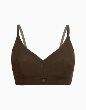 Бюстгальтер с мягкими чашками без косточек на стане Madrid, коричневый, арт. 14334