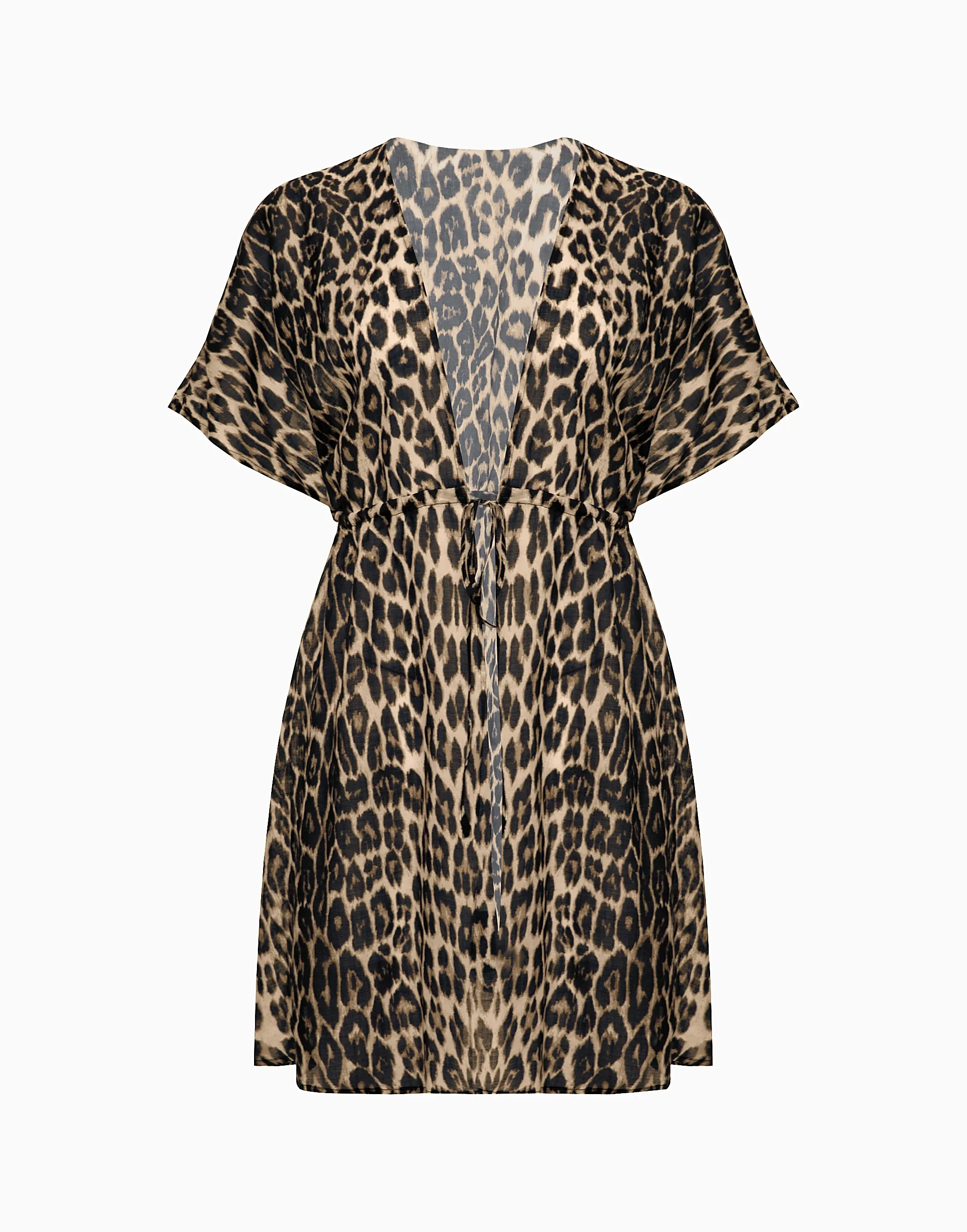 Платье с короткими рукавами, бежевый, арт. 4640348126138