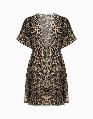 Платье с короткими рукавами, миндальный, арт. 14346