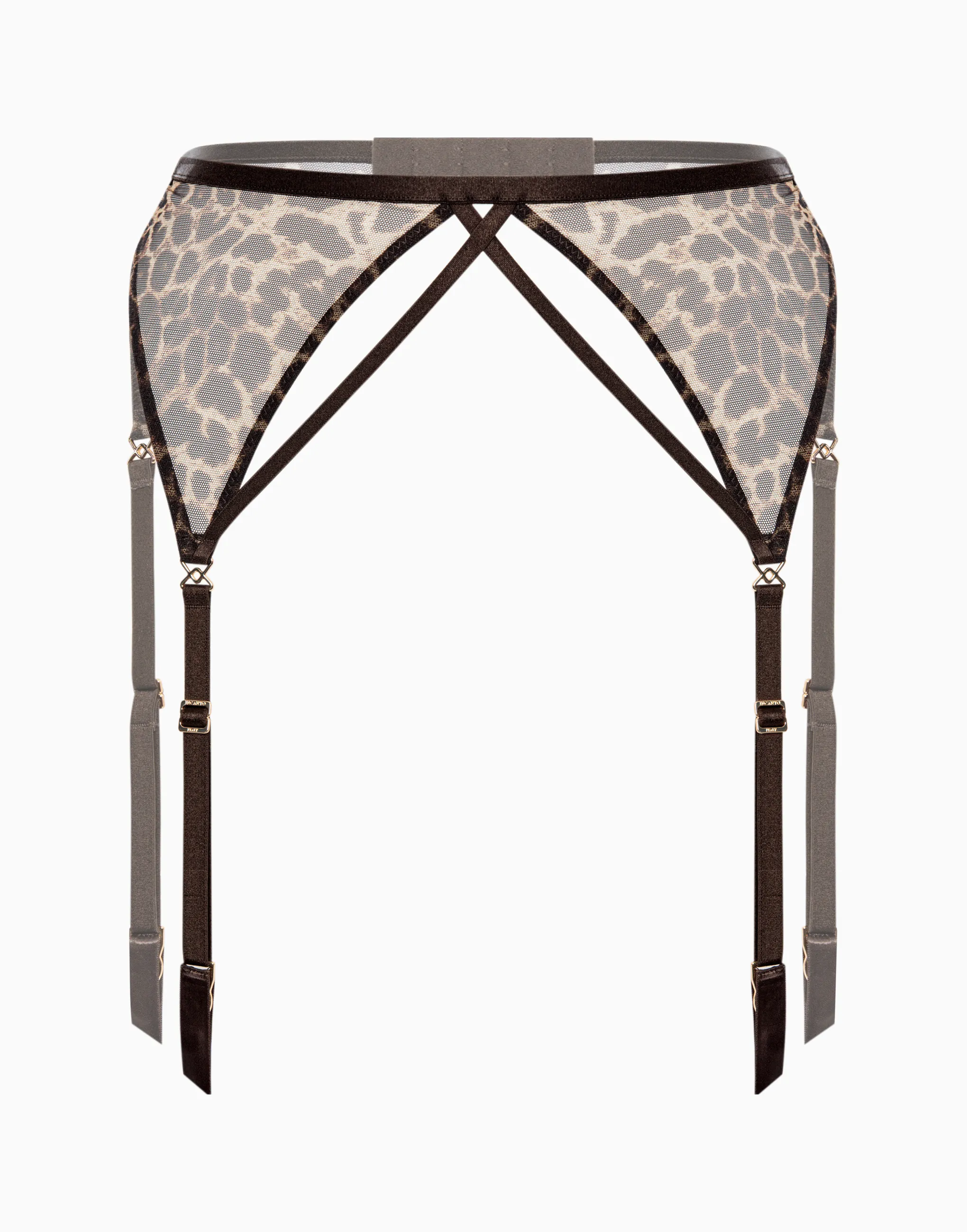 Пояс для чулок, коричневый, арт. 4670393556130