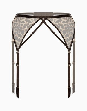 Пояс для чулок, шоколадный, арт. 14351