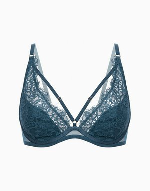 Бюстгальтер с мягкими чашками и спонжевой поддержкой на стане Casablanca, синий, арт. 14366