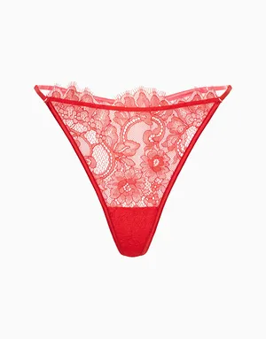 Стринги высокая посадка, красный, арт. 4670393546247